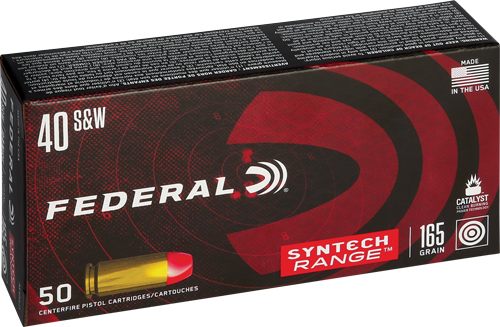Federal AE40SJ1 American Eagle Syntech Range 40S W 165gr Total Jacket Flat view 3