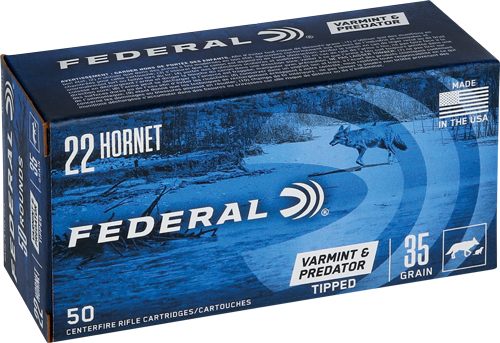 Federal Ammo American Eagle Varmint Predator Rifle Ammunition .22 Hornet 35 view 2
