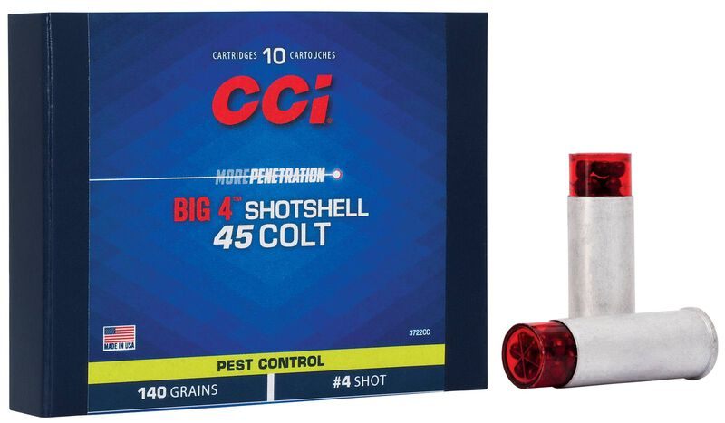 CCI 3722CC Big 4 Shotshell 45 Colt 140gr 4 10 Per Box/20 Case view 2