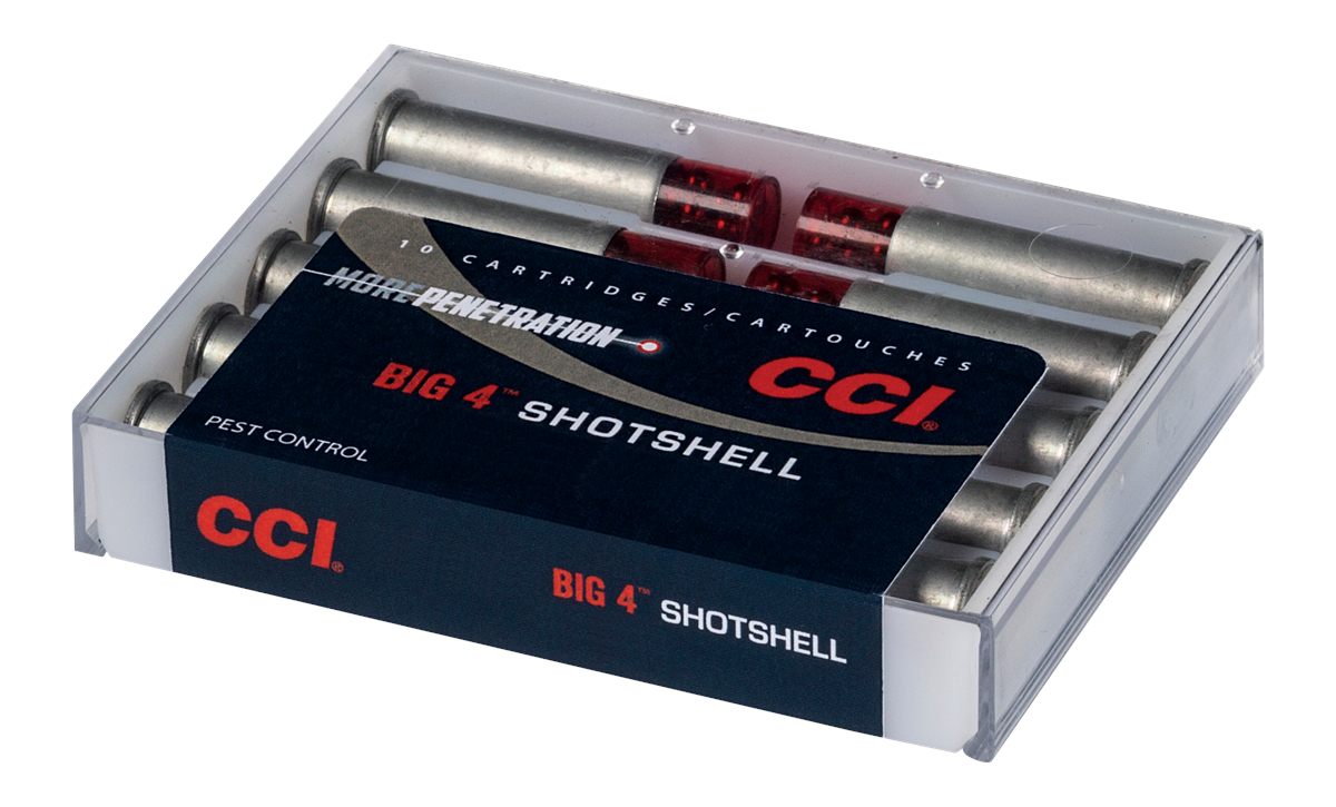 Cci 3718CC Big 4 Shotshell 44 Rem Mag/44S W Spl 110gr 4 10 Per Box/20 Case