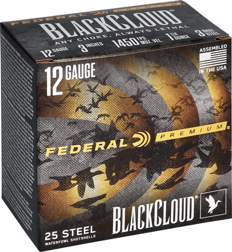 Federal Cartridge Black Cloud FS Steel Shotshells 12ga. 3in 1/4oz 3 1450 fp view 2