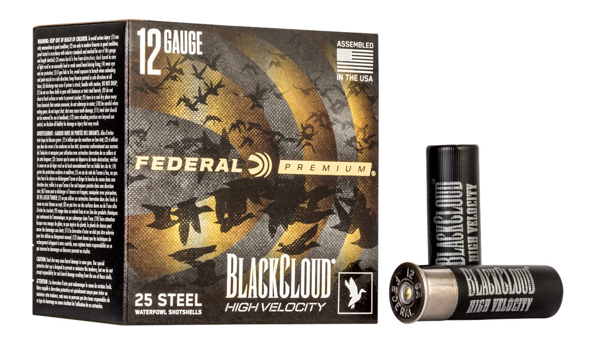Federal PWBXH1434 Black Cloud FS High Velocity 12 Gauge 3in 1 1/8oz 4 Shot