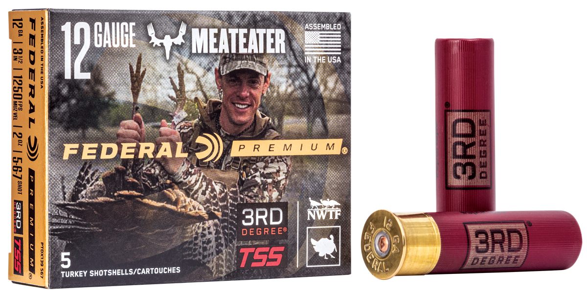 Federal PTDX139567 Premium 3rd Degree 12 Gauge 3.50in 2oz 5/6/7 Shot 5 Per
