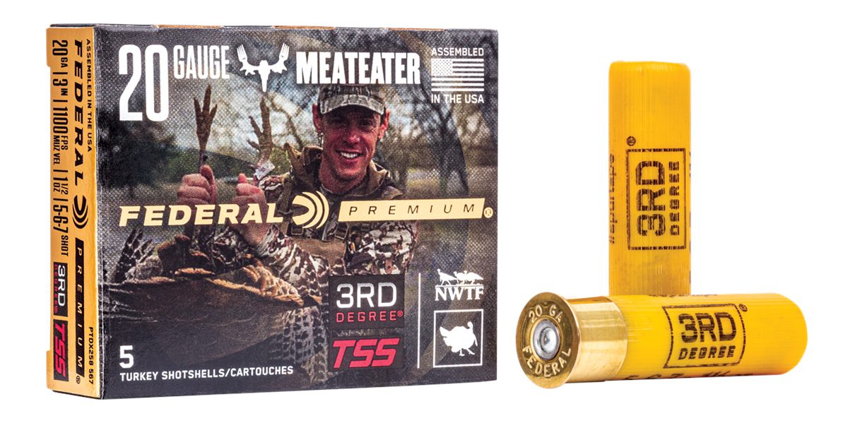 Federal PTDX258567 Premium 3rd Degree 20 Gauge 3in 1 1/2oz 5/6/7 Shot 5 Per