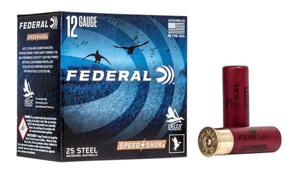 Federal WF1423 Speed-Shok 12 Gauge 3in 1 1/4oz 3 Shot 25 Per Box/10 Case view 2