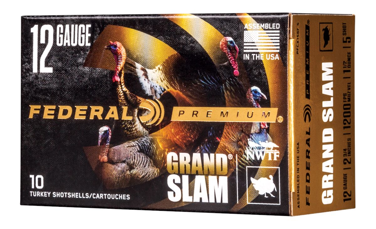 Federal Cartridge PFCX156F5 Premium Grand Slam 12 Gauge 2.75in 1 1/2oz 5 Sh