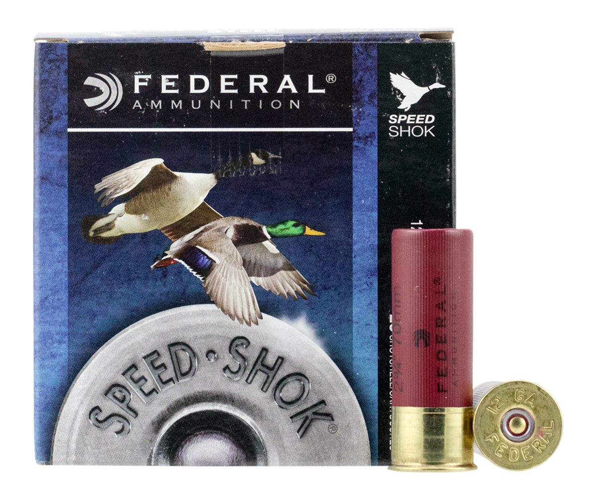Federal Speed-Shok High Velocity Steel Shotshells 12ga 2-3/4in 1/8oz 1500 f