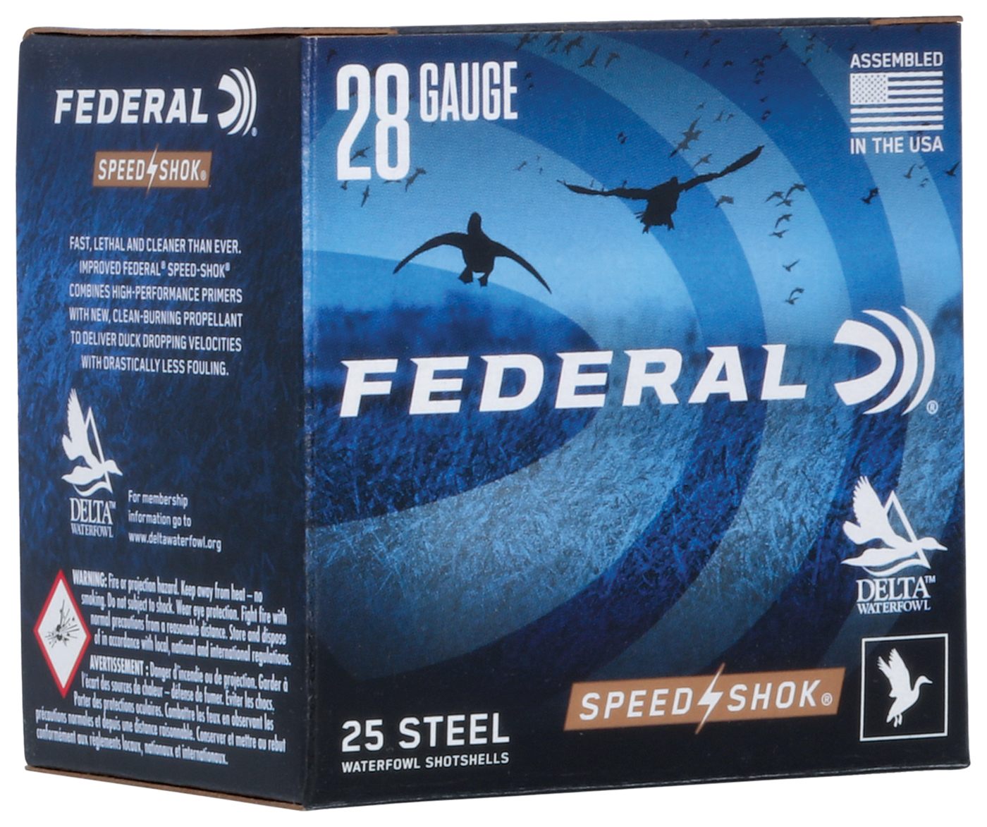 Federal WF2836 Speed-Shok 28 Gauge 2.75in 5/8oz 6 Shot 25 Per Box/10 Case