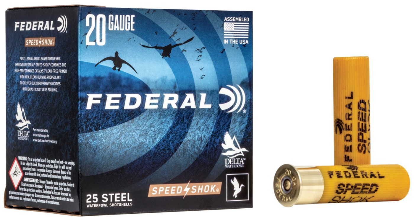 Federal WF2094 Speed-Shok 20 Gauge 3in 7/8oz 4 Shot 25 Per Box/10 Case