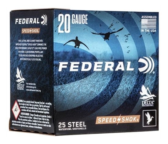 Federal Cartridge WF2092 Speed-Shok 20 Gauge 3in 7/8oz 2 Shot 25 Per Box/10 view 2