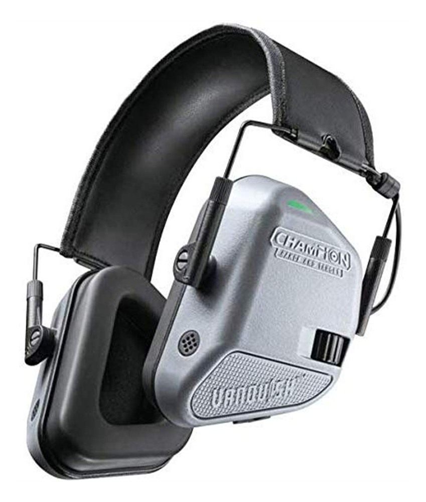 Champion Vanquish Electronic Hearing Protection Muffs (Grey) view 2