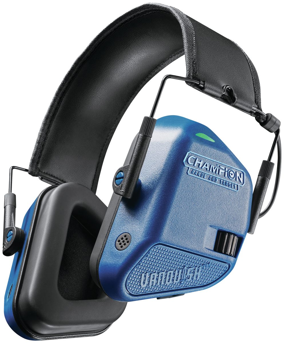 Champion Vanquish Electronic Hearing Protection Muffs (Blue)