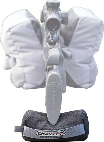 Champion Range and Target Shooting Bags 40892 Rear Cylinder Grip Bag, Grey view 3