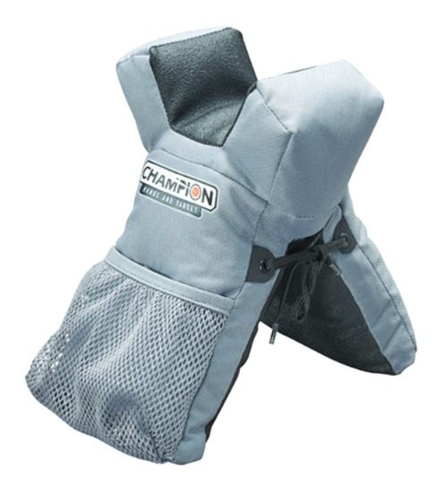 Champion Range and Target Rail Rider Shooting Bag Grey Front One Size view 2