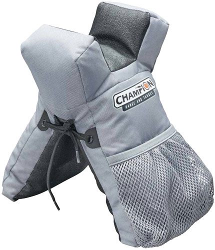 Champion Range and Target Rail Rider Shooting Bag Grey Front One Size view 3