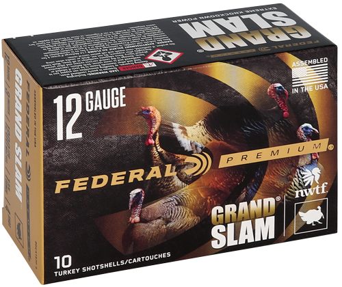 Federal PFCX157F4 Premium Grand Slam 12 Gauge 3in 1 3/4oz 4 Shot 10 Per Box view 2