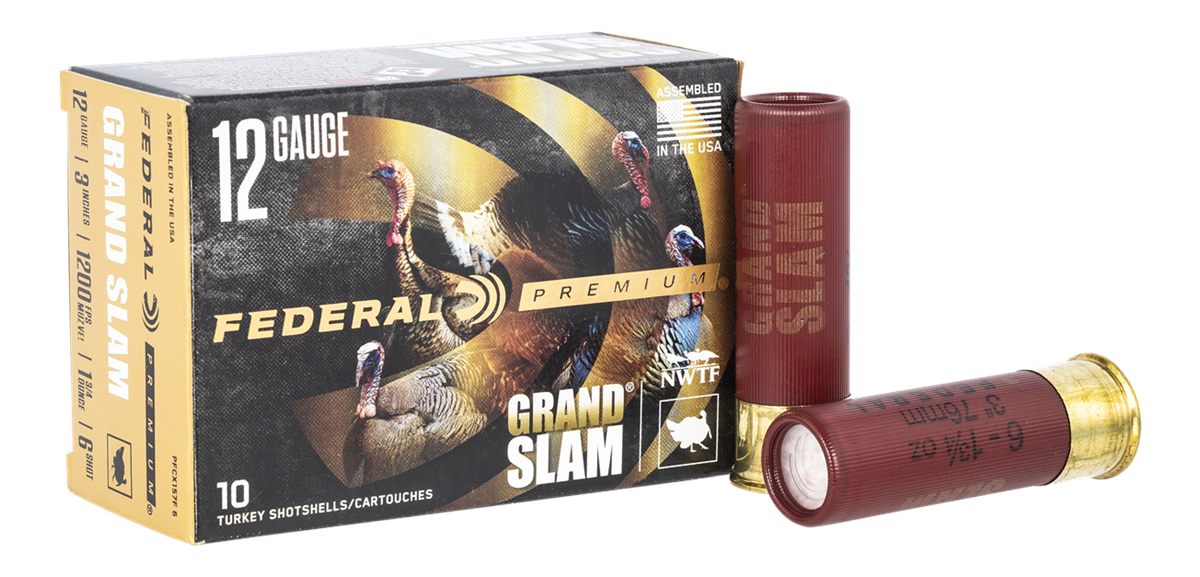 Federal PFCX157F6 Premium Grand Slam 12 Gauge 3in 1 3/4oz 6 Shot 10 Per Box