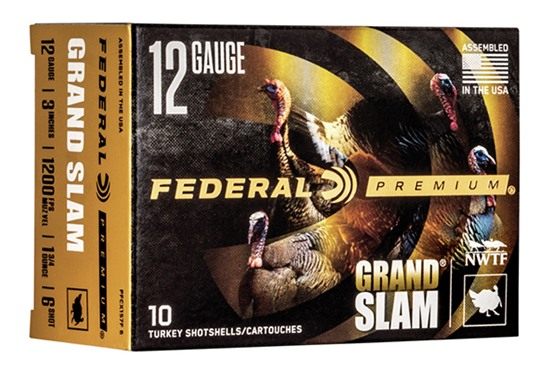 Federal PFCX157F6 Premium Grand Slam 12 Gauge 3in 1 3/4oz 6 Shot 10 Per Box view 3