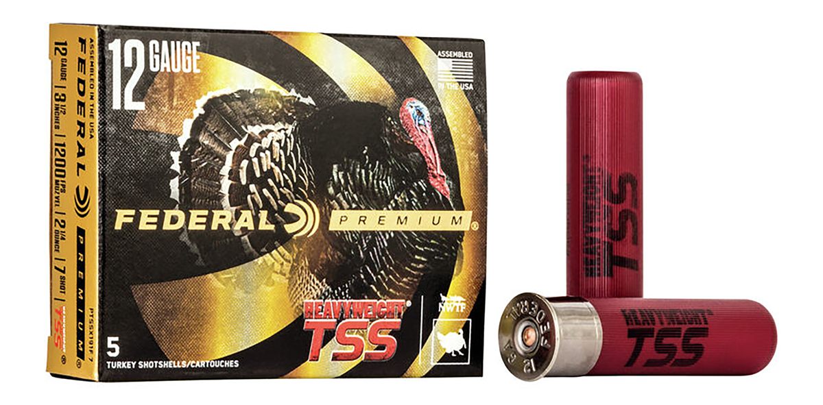 Federal PTSSX191F7 Premium Turkey Heavyweight TSS 12 Gauge 3.50in 2 1/4oz 7