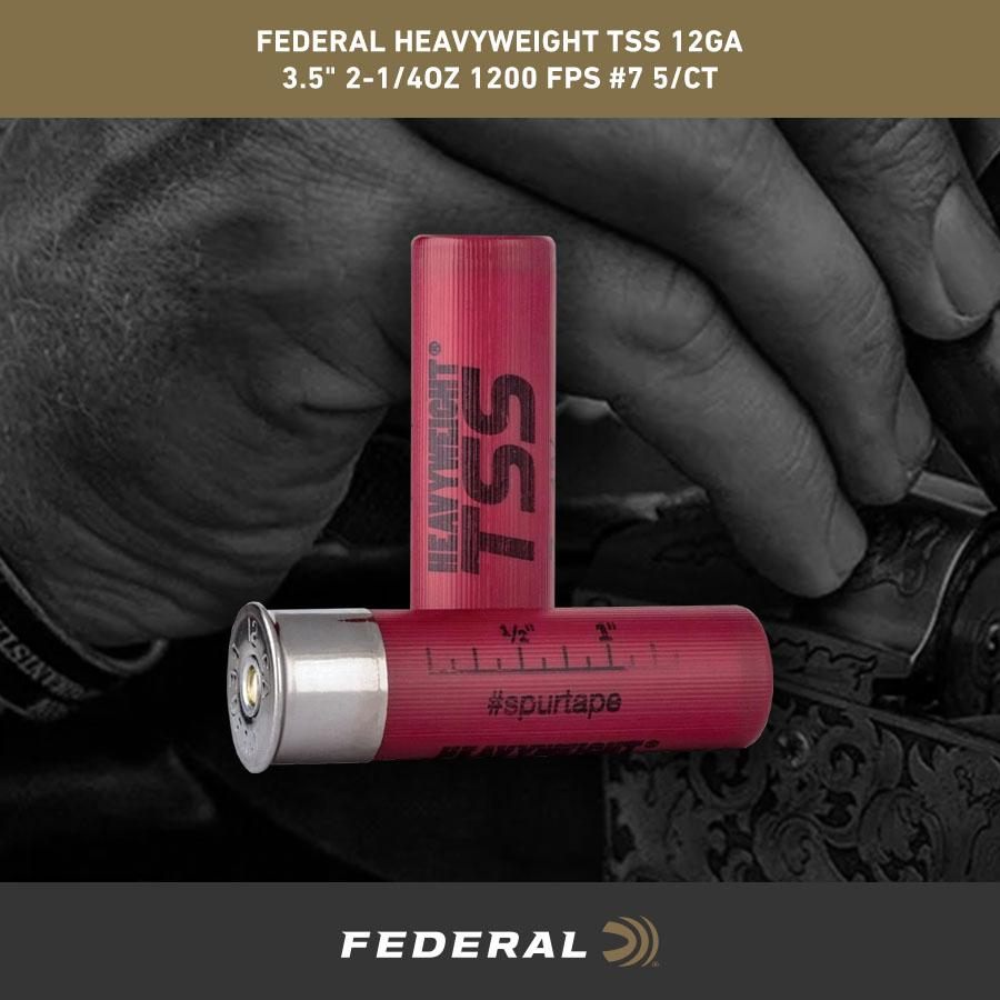 Federal PTSSX191F7 Premium Turkey Heavyweight TSS 12 Gauge 3.50in 2 1/4oz 7 view 5
