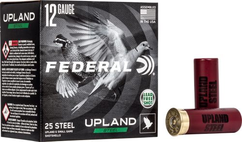 Federal USH126 Upland Field Range 12 Gauge 2.75in 1 1/8oz 6 Shot 25 Per Box view 3