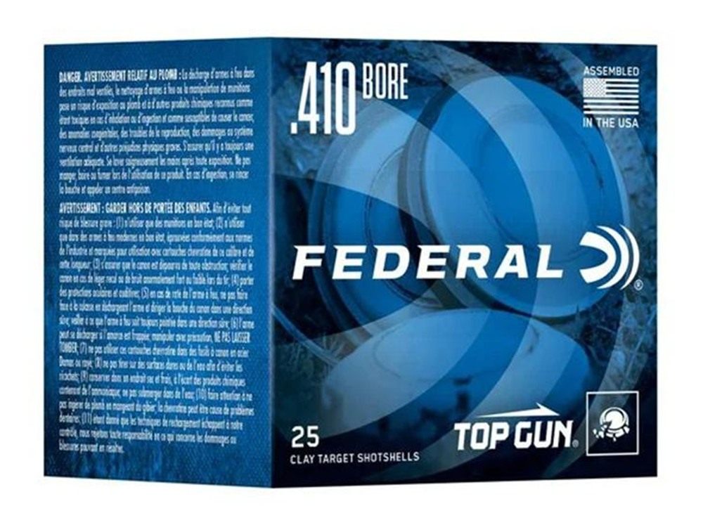 Federal Top Gun Sporting Shotshells .410 2-1/2in oz 1330 fps 8 25/ct view 3