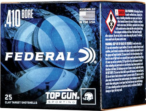 Federal TOP GUN 410 2.5in 1/2OZ 8 1330FPS 250RD Case LOT