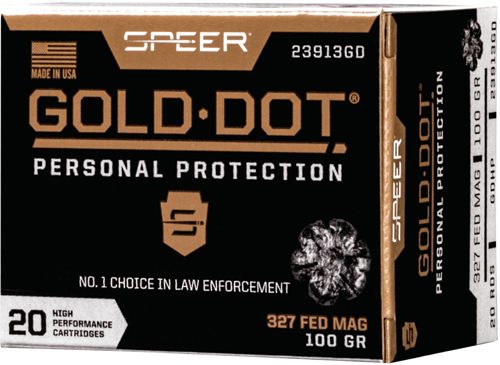 Speer 23913GD Gold Dot Personal Protection 327 FederalMag 100gr Hollow Poin view 2