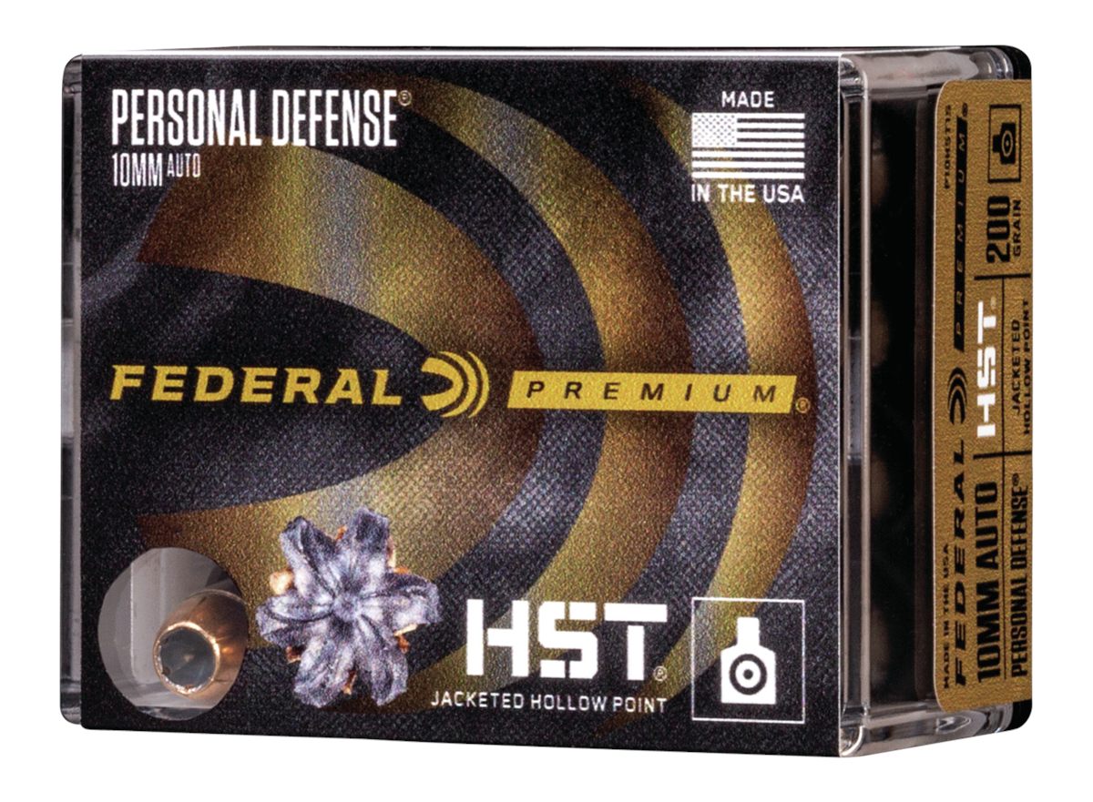Federal P10HST1S Premium Personal Defense 10mmAuto 200gr HST Jacketed Hollo
