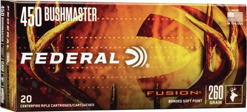 Federal F450BMFS1 Fusion 450 Bushmaster 260gr Bonded Soft Point 20 Per Box/ view 2