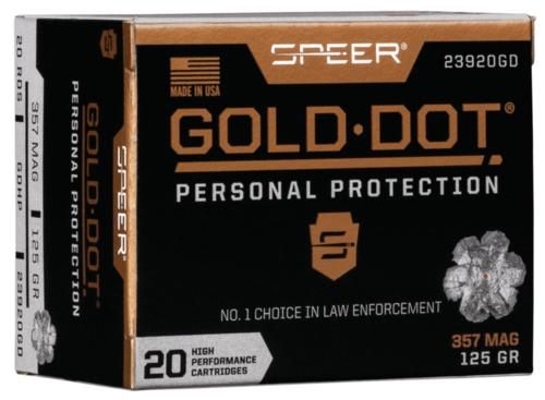 Speer 23920GD Gold Dot Personal Protection 357 Mag 125gr Hollow Point 20 Bo view 3