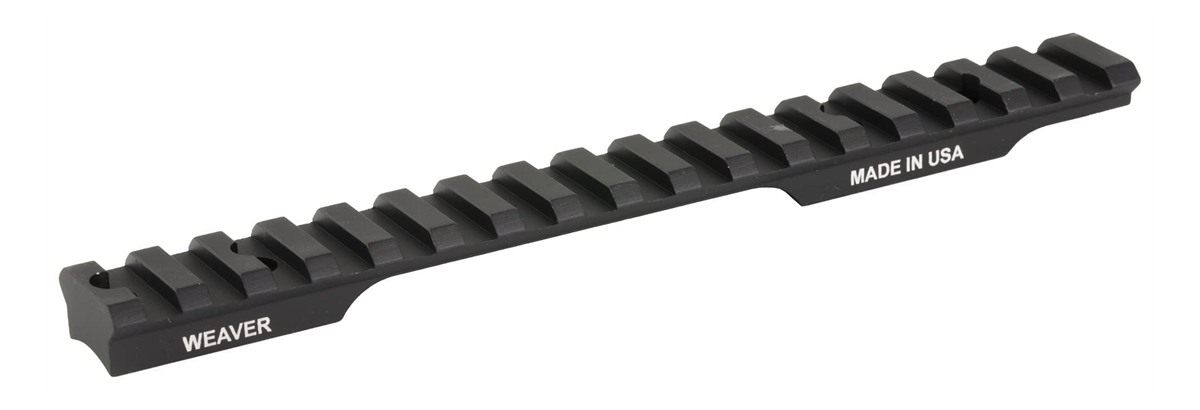 Weaver Savage 110 8-40 0MOA Matte Black Scope Base view 2