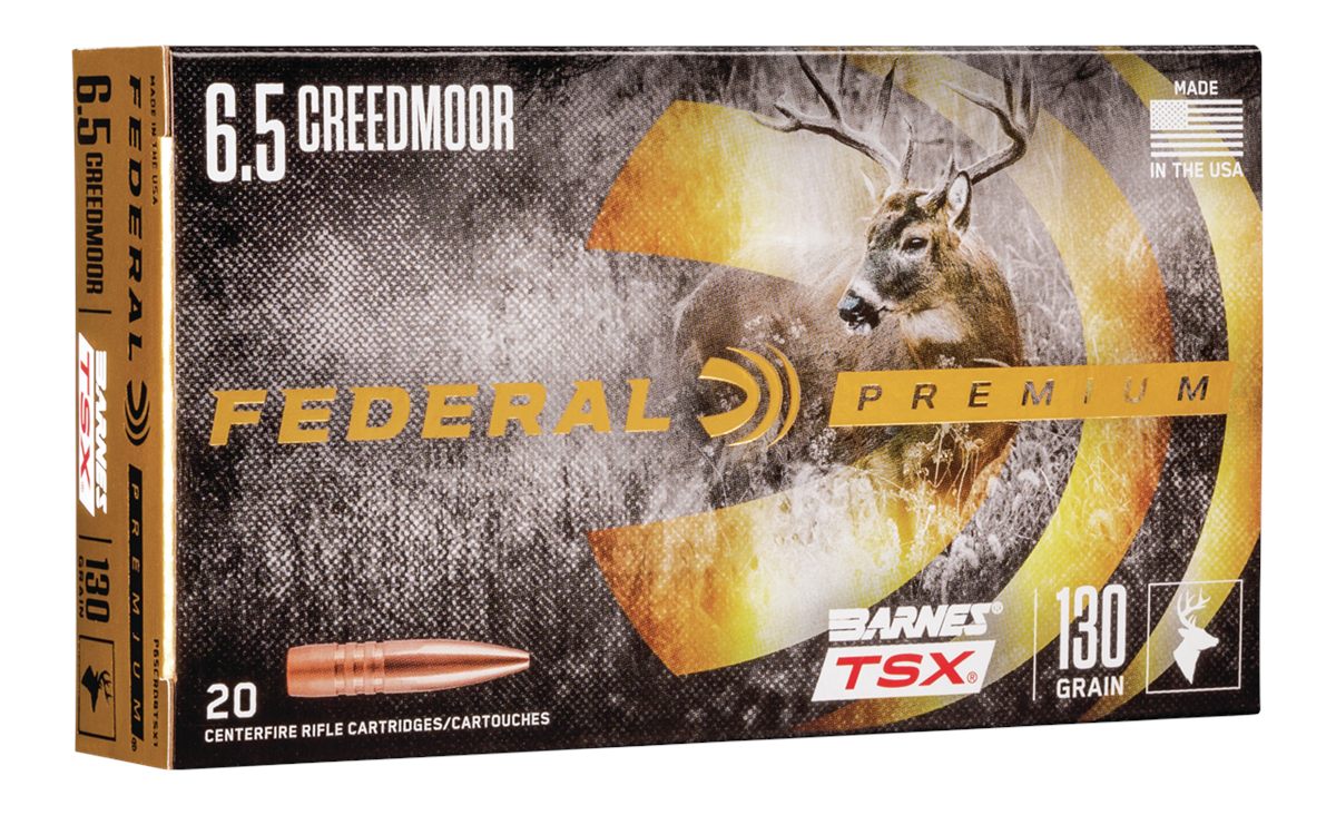 Federal Classic Hunter Barnes TSX Rifle Ammunition 6.5 Creedmoor 130 gr 282