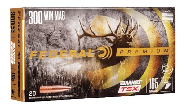 Federal P300WR Premium 300 WinMag 165gr Barnes TSX 20 Per Box/10 Case view 2