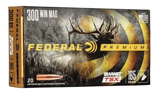 Federal P300WR Premium 300 WinMag 165gr Barnes TSX 20 Per Box/10 Case view 3
