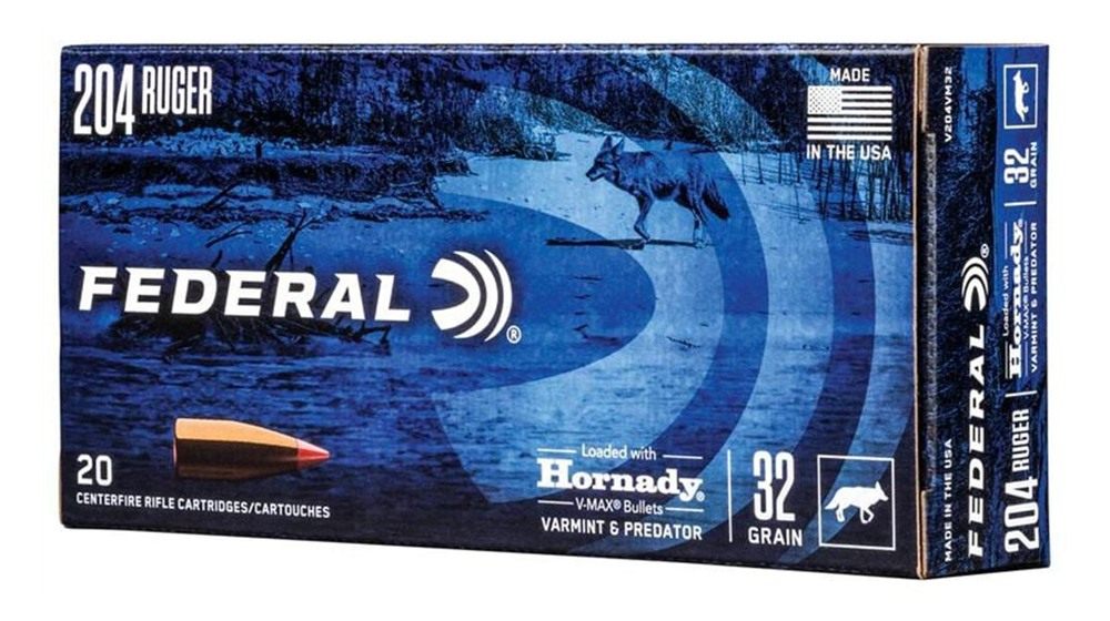 Federal V204VM32 Varmint Predator 204 Ruger 32gr Hornady V-Max 20 Per Box/1 view 2