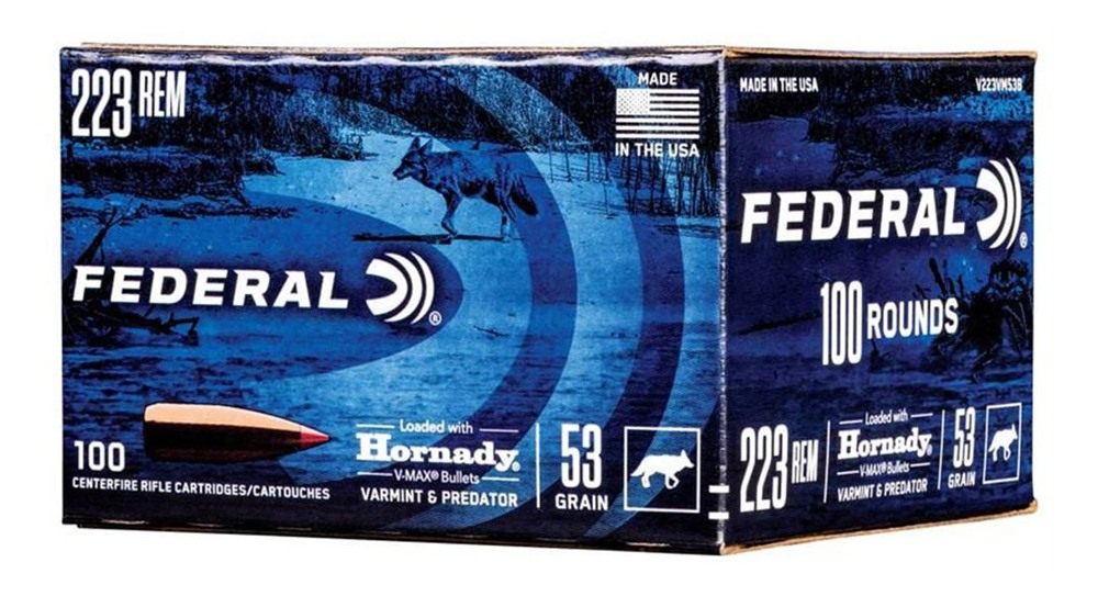 Federal V223VM53 Varmint Predator 223 Rem 53gr Hornady V-Max 20 Per Box/10 view 3