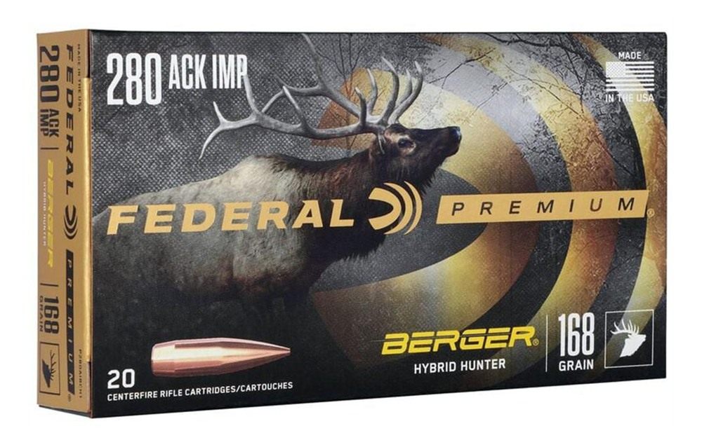 Federal Classic Hunter Berger Hybrid Rifle Ammunition.280 Ackley Improved 1 view 4
