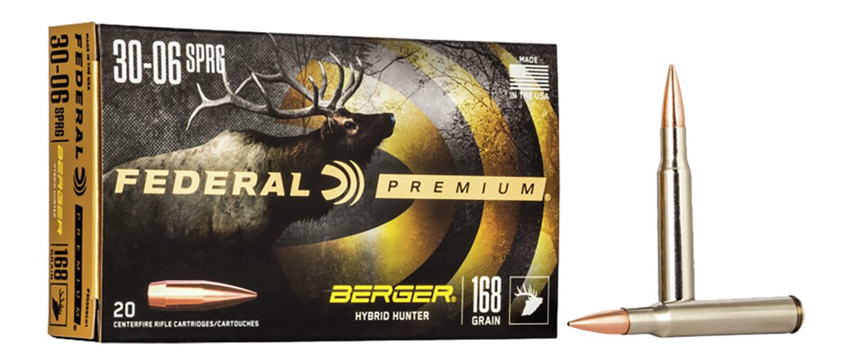 Federal Classic Hunter Berger Hybrid Rifle Ammunition .30-06 Sprg 168 gr BT view 2
