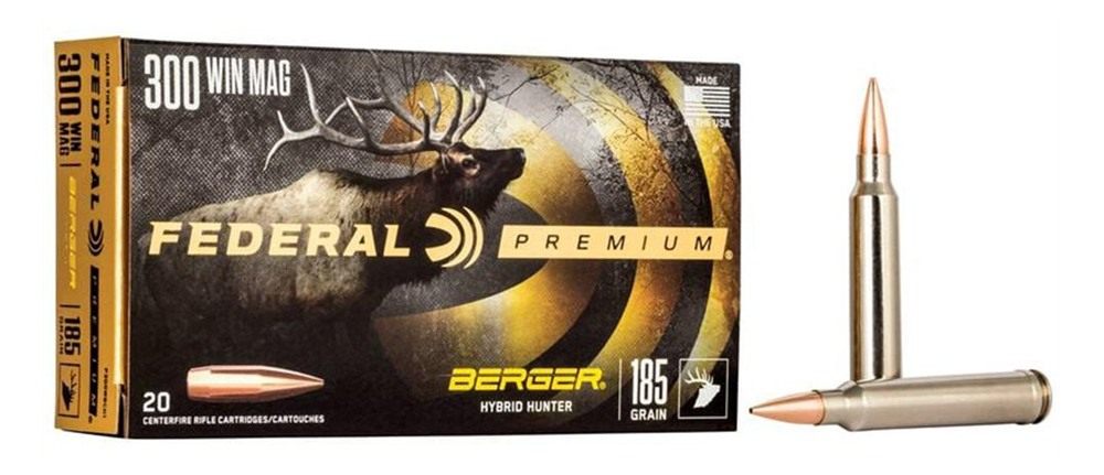 Federal Classic Hunter Berger Hybrid Rifle Ammunition .300 Win Mag 185 gr B view 2