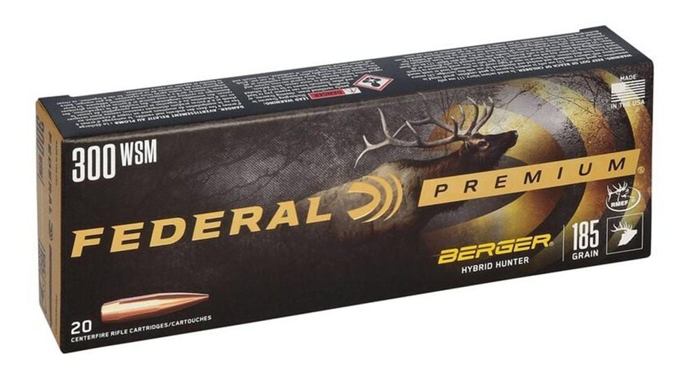 Federal Classic Hunter Berger Hybrid Rifle Ammunition .300 WSM 185 gr BTHP