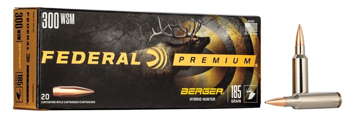 Federal Classic Hunter Berger Hybrid Rifle Ammunition .300 WSM 185 gr BTHP view 2