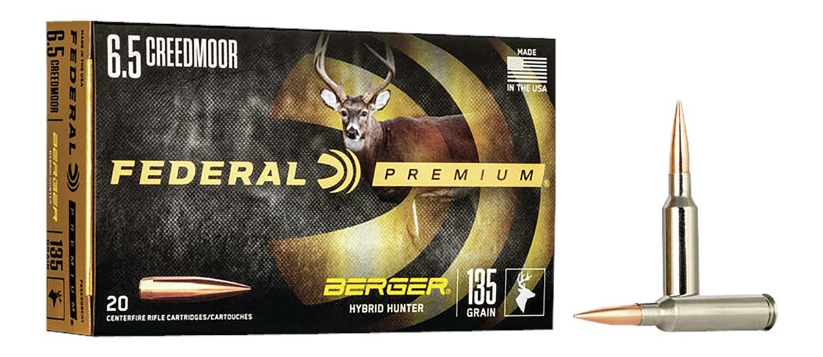 Federal Classic Hunter Berger Hybrid Rifle Ammunition 6.5 Creedmoor 135 gr
