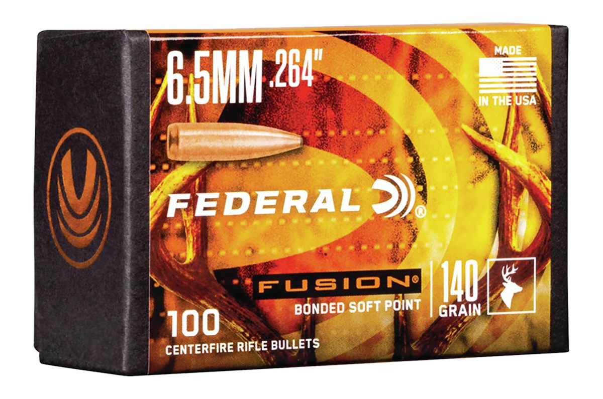 Federal FB264F2 Fusion Component 6.5 Creedmoor .264 140 gr Soft Point 100 P