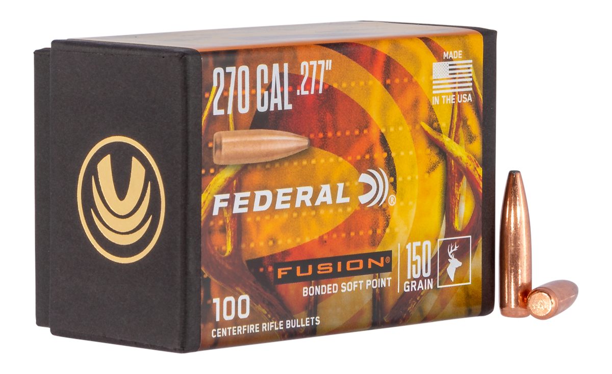 Federal Cartridge FB277F4 Fusion Component 270 Win .277 150 gr Soft Point 1
