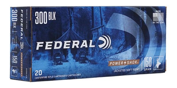 Federal 300BLKB Power-Shok 300 Blackout 150gr Jacketed Soft Point 20 Per Bo view 2