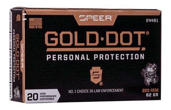 Speer Ammunition 24461 Gold Dot Personal Protection 223 Rem 62gr Soft Point view 2