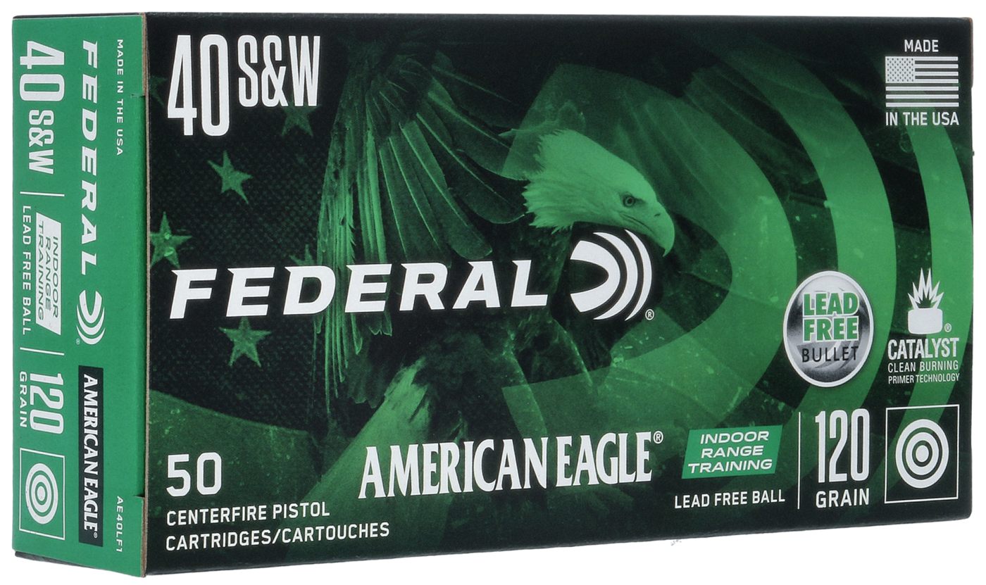Federal AE40LF1 American Eagle Indoor Range Training 40S W 120gr Lead Free