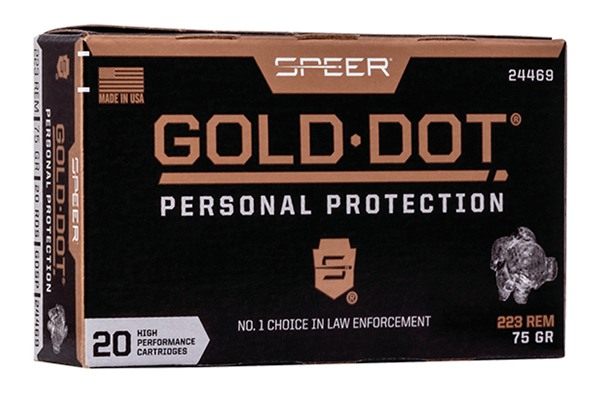 Speer 24469 Gold Dot Personal Protection 223 Rem 75gr Soft Point 20 Box/10 view 2