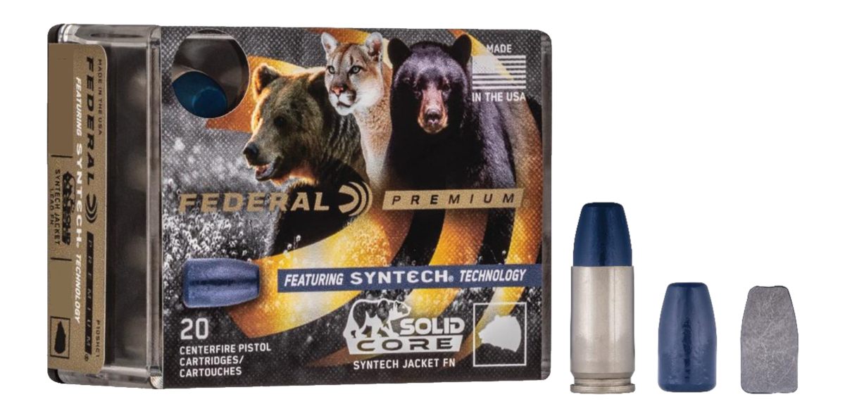 Federal P40SHC1 Premium 40S W 200gr Solid Core Synthetic Flat Nose 20 Per B